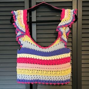 Zara Crochet Top (size M)
